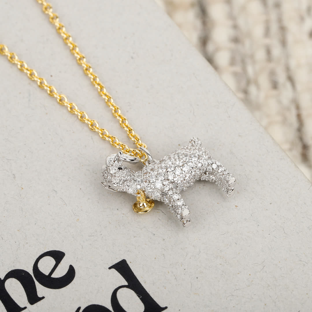 Vivienne Westwood Gold Chain with Sheep Charm
